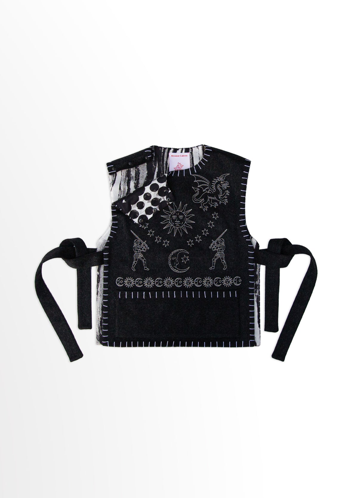 GILET* MEDIEVIL NOIR